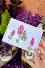 Postkarte "Tiermotiv" für Geschenksendungen