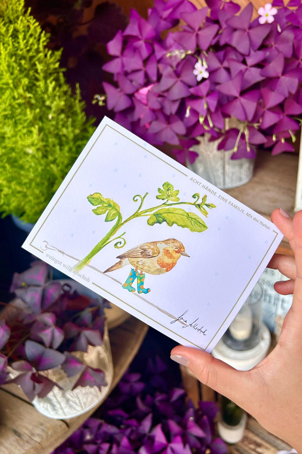 Postkarte "Tiermotiv" für Geschenksendungen